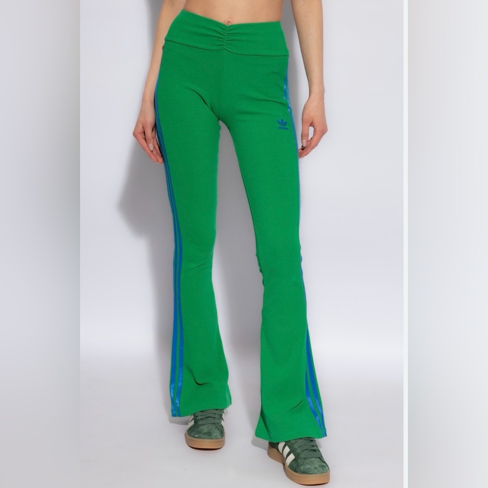 Adidas rib flare pant sz M
